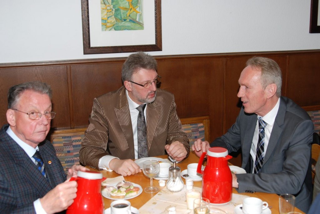 Die Herren Günther, Zumbrägel und Thesing vom KKV